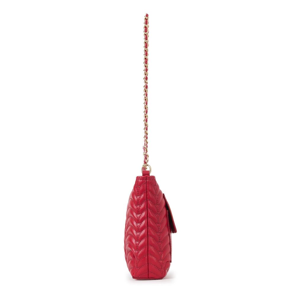 5306 TILLARY Red Faux Leather Shoulder Bag - Picture 3 of 5